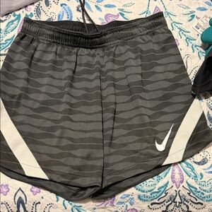 Nike Gray and White Wave Pattern Shorts